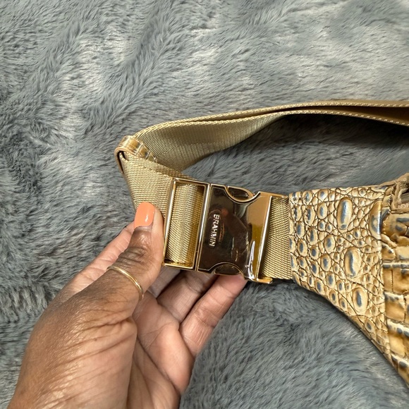Brahmin Gold Crocodile Embossed Women's Bag Set - Picture 11 of 12